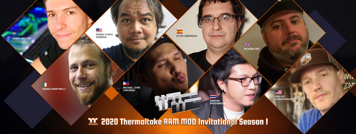 2020 Thermaltake RAM MOD Invitational Season 1  Brings Eight Global Modders Together To Modify Our TOUGHRAM