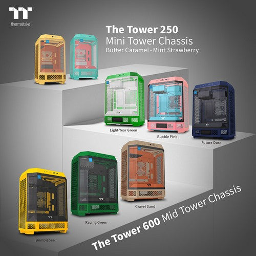 CES 2025: Thermaltake Expands Color Options for Best-Selling Tower 600 Mid Tower Chassis and Tower 250 Mini Tower Chassis  New Vibrant Hues Offer Gamers and Creators Unparalleled Personalization