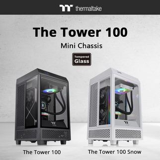 2021 Thermaltake Expo January          Thermaltake Introduces The Tower 100 Mini Chassis             Big Features, Small Footprint