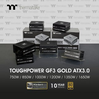 Thermaltake Announces All-new Toughpower GF3, iRGB, and SFX Series PCIe Gen 5 Ready