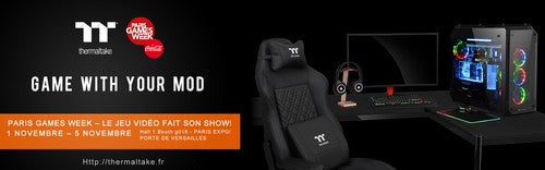 曜越與曜越電競Tt eSPORTS 參加年度大展–2017巴黎電玩展Paris Games Week