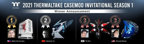 Thermaltake Reveals Top 3 Winners of 2021 Thermaltake Case MOD Invitational Season 1