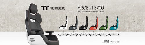 Thermaltake and Studio F. A. Porsche Announce a Design Collaboration on the ARGENT E700 Real Leather Gaming Chair A Pursuit in Uncharted Experience