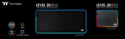 Game in Total Control with the Level 20 RGB Gaming Mouse Pad Series, by Thermaltake Gaming