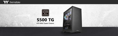 Thermaltake S500 Tempered Glass Edition Mid-Tower Chassis Now Available On The Market Solid Steel, Solid Construction