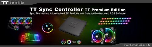 曜越将于CES 2018展出TT Premium顶级版TT Sync数字控制盒 可同时安装9组曜越RGB产品 并支持三大主板厂软件