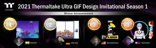 Thermaltake Announces the Top 3 Winners of 2021 Thermaltake Ultra GIF Design Invitational Season 1