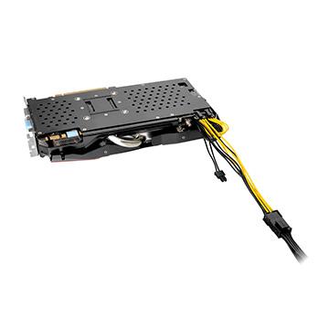 CPU 8Pin to Dual PCI-E 6+2Pin Splitter Cable