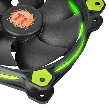 Riing 12 LED Green (3 fans pack)