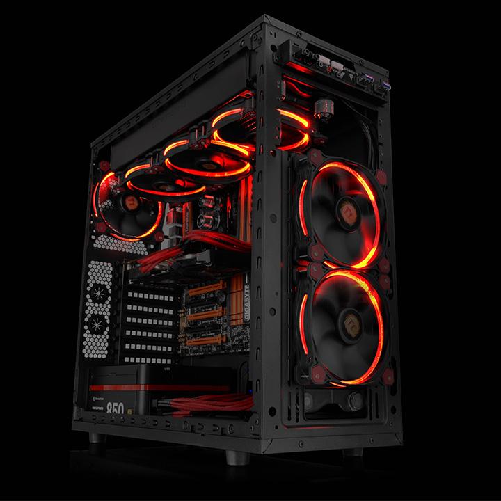 Riing 12 LED Red (3 fans pack)