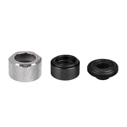 Pacific C-PRO G1/4 PETG Tube 16mm OD Compression – Chrome (6-Pack Fittings)