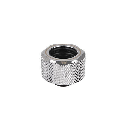 Pacific C-PRO G1/4 PETG Tube 16mm OD Compression – Chrome (6-Pack Fittings)
