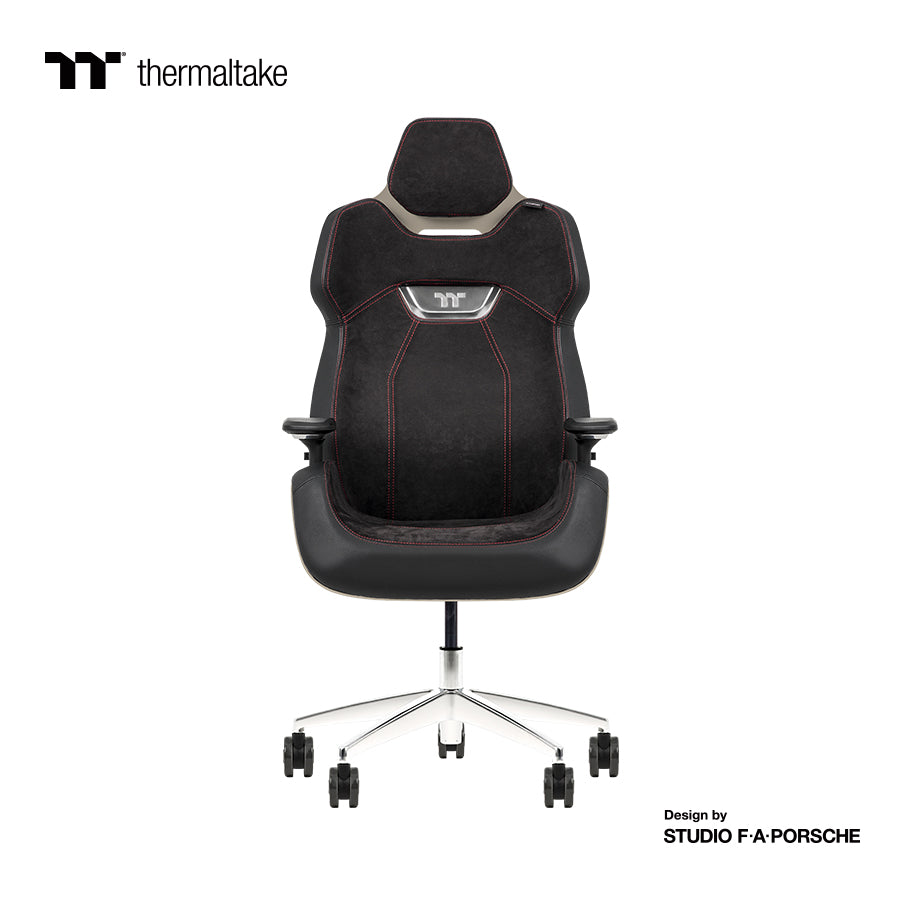 ARGENT E700 Real Leather Gaming Chair (Ice Grey with Alcantara Black) Design by Studio F. A. Porsche
