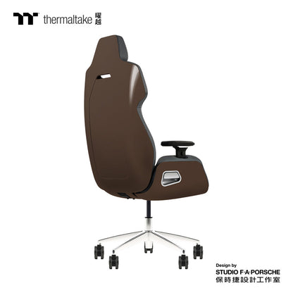 ARGENT E700 Real Leather Gaming Chair (Mocha Mousse with Slate Gray) Design by Studio F. A. Porsche
