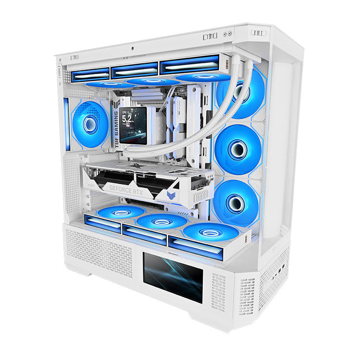 SWAFAN 140 EX INFINITY ARGB Sync PC Cooling Fan - Snow (3-Fan Pack)