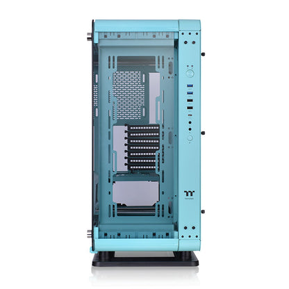 Core P6 Tempered Glass Turquoise Mid Tower Chassis
