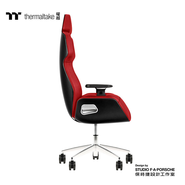 ARGENT E700 Real Leather Gaming Chair (Black Houndstooth Fabric) Design by Studio F. A. Porsche