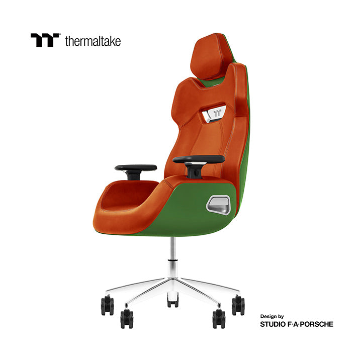 ARGENT E700 Real Leather Gaming Chair (Racing Green Houndstooth Fabric) Design by Studio F. A. Porsche