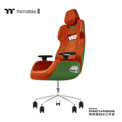ARGENT E700 Real Leather Gaming Chair (Racing Green Houndstooth Fabric) Design by Studio F. A. Porsche