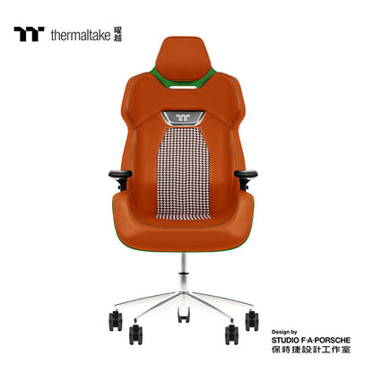 ARGENT E700 Real Leather Gaming Chair (Racing Green Houndstooth Fabric) Design by Studio F. A. Porsche