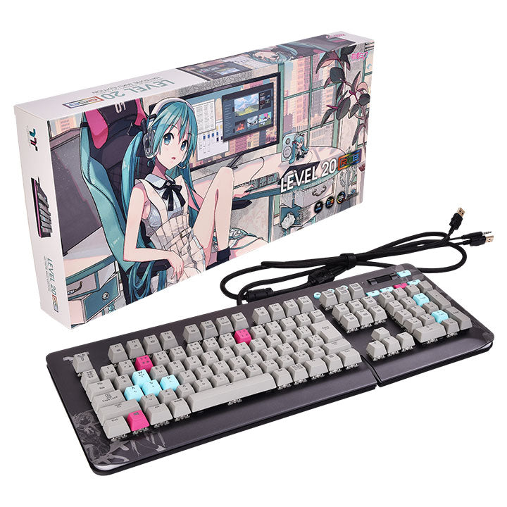 Level 20 RGB Mechanical Gaming Keyboard Hatsune Miku Edition