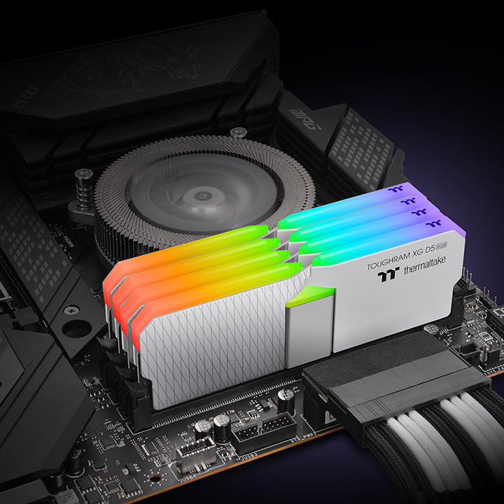 TOUGHRAM XG RGB D5 Memory DDR5 6000MT/s 32GB (16GB x2) – white