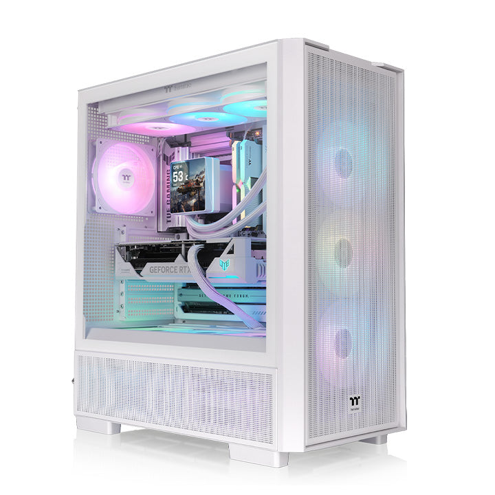 S380 TG ARGB Snow Mid Tower Chassis