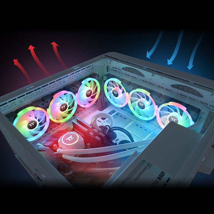 SWAFAN EX12 RGB PC Cooling Fan TT Premium Edition (3-Fan Pack)