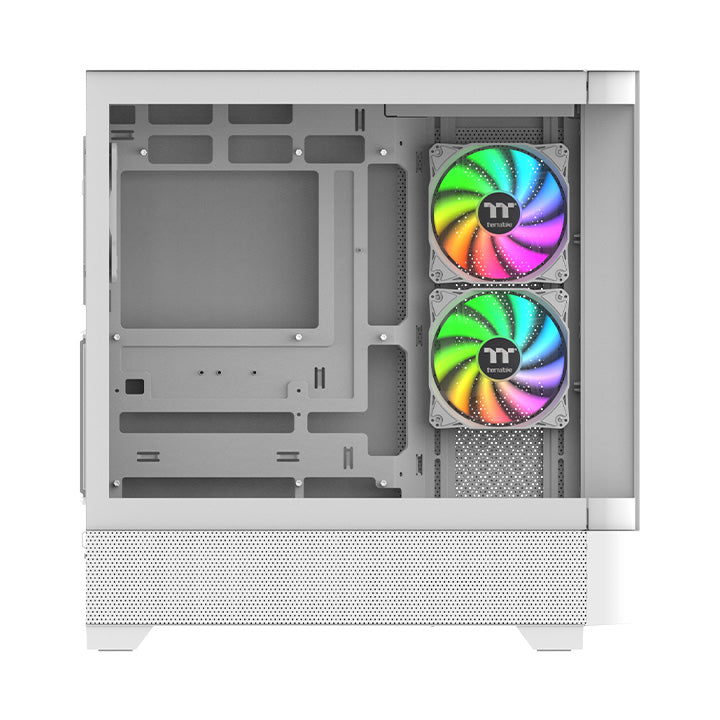 View 290 TG ARGB Snow Mid Tower Chassis