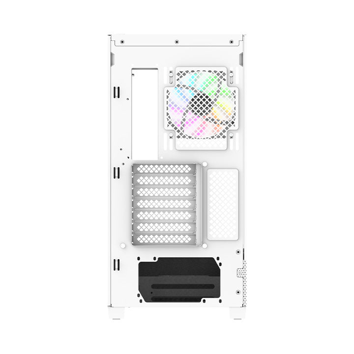 View 290 TG ARGB Snow Mid Tower Chassis