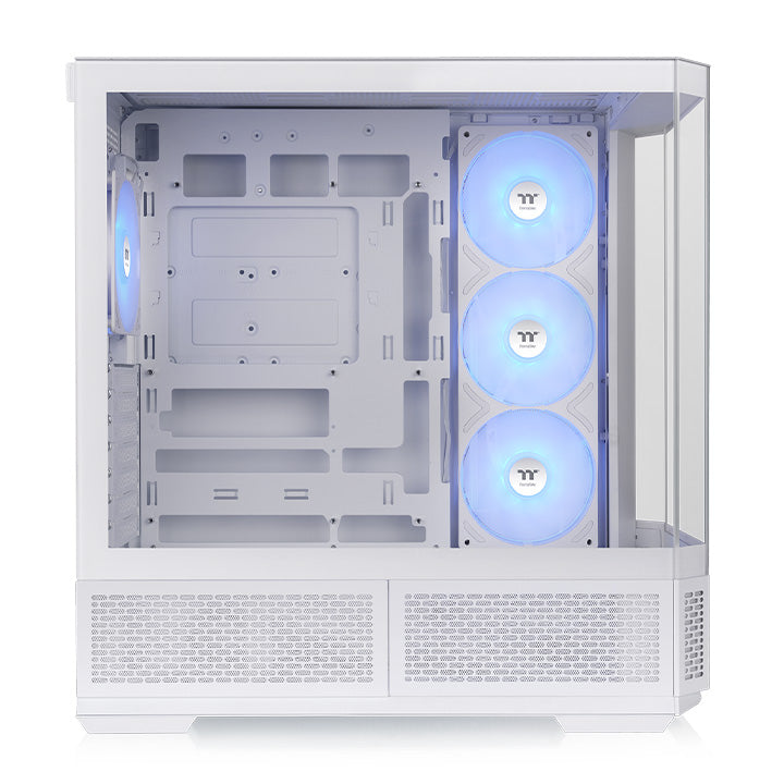 View 370 TG ARGB Snow Mid Tower Chassis