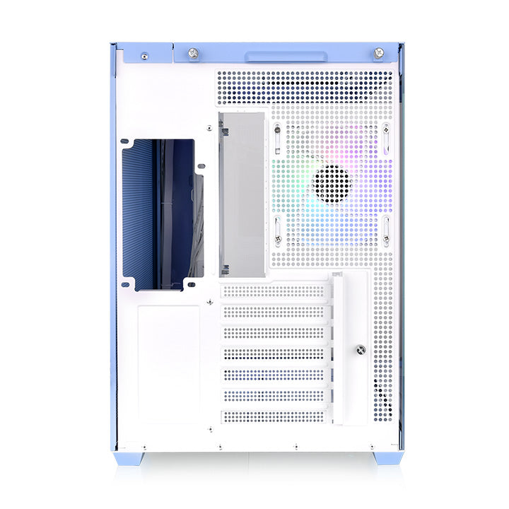 View 380 TG ARGB Hydrangea Blue Mid Tower Chassis