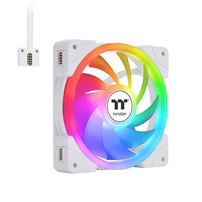 SWAFAN EX12 ARGB Sync PC Cooling Fan White TT Premium Edition (3-Fan Pack)