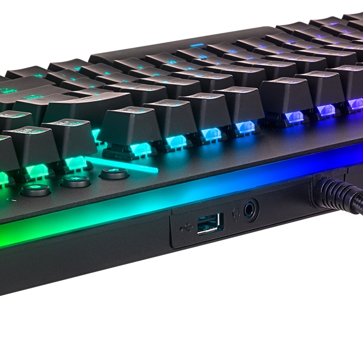 Level 20 RGB Razer Green Gaming Keyboard
