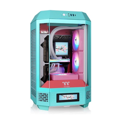 The Tower 250 Mint Strawberry Mini Tower Chassis